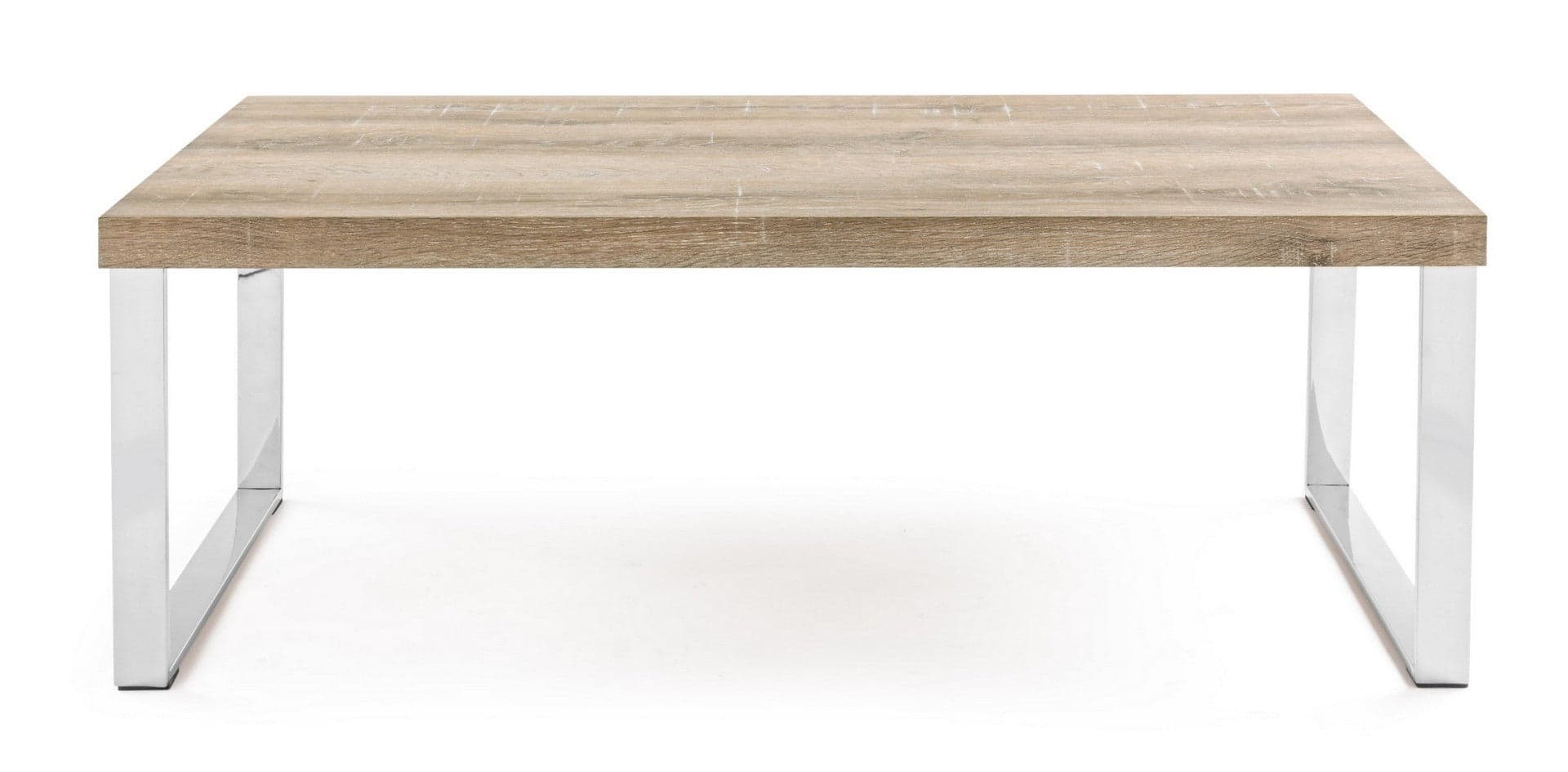 Tavolino "Kenya" gambe in acciaio e paino in MDF per interni in Console e tavoli da divano Decor Space - Altamura, commercioVirtuoso.it
