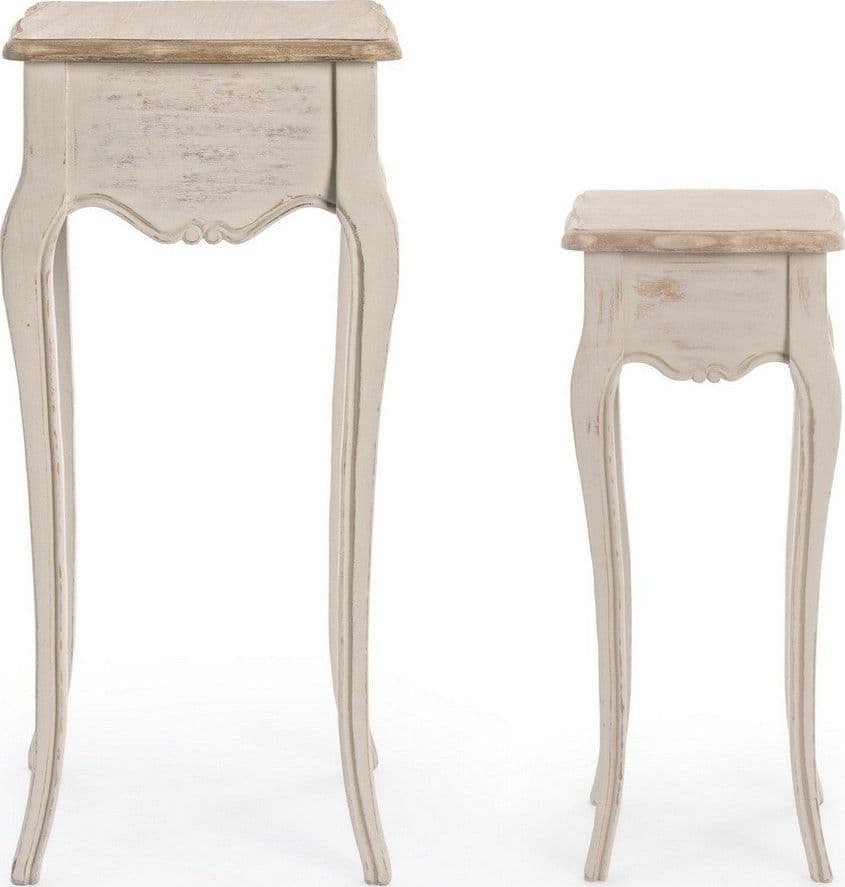 Tavolini "Clarisse" struttura in legno paulownia con pannelli in MDF per interni in Console e tavoli da divano Decor Space - Altamura, commercioVirtuoso.it