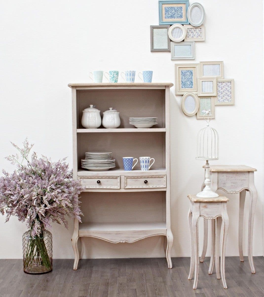 Tavolini "Clarisse" struttura in legno paulownia con pannelli in MDF per interni in Console e tavoli da divano Decor Space - Altamura, commercioVirtuoso.it