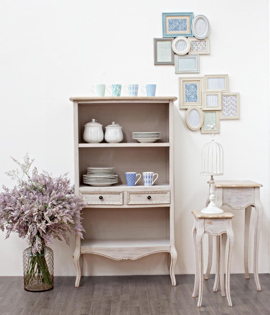 Tavolini "Clarisse" struttura in legno paulownia con pannelli in MDF per interni in Console e tavoli da divano Decor Space - Altamura, commercioVirtuoso.it