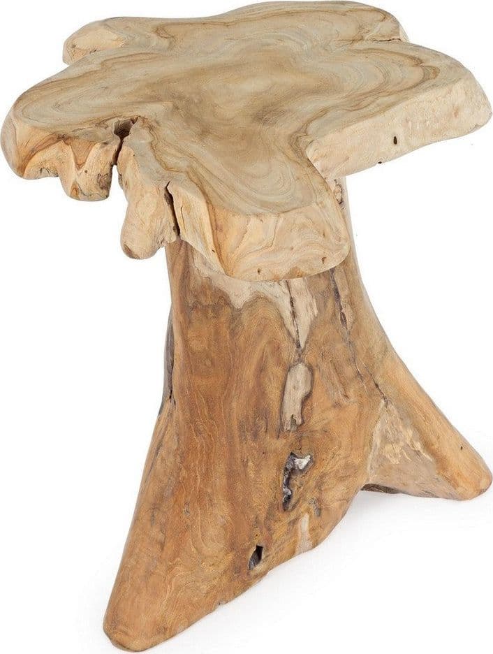 Tavolino "Kavir" struttura in radici di teak finitura naturale per interni in Console e tavoli da divano Decor Space - Altamura, commercioVirtuoso.it