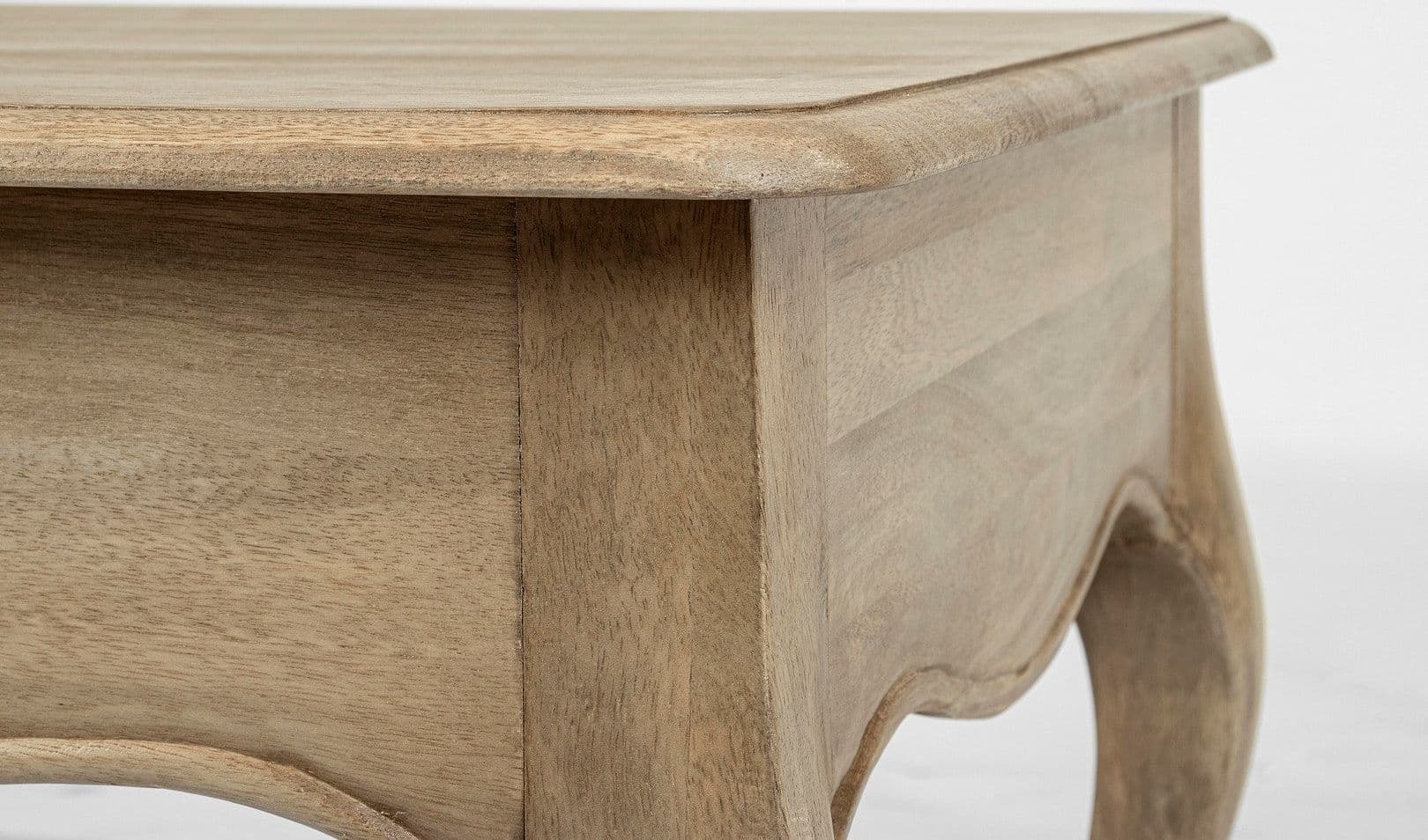 Tavolino "Domitille" struttura in legno di mango con cassetto per interni in Console e tavoli da divano Decor Space - Altamura, commercioVirtuoso.it