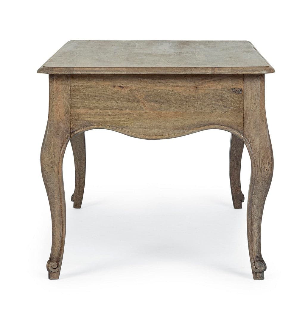 Tavolino "Domitille" struttura in legno di mango con cassetto per interni in Console e tavoli da divano Decor Space - Altamura, commercioVirtuoso.it