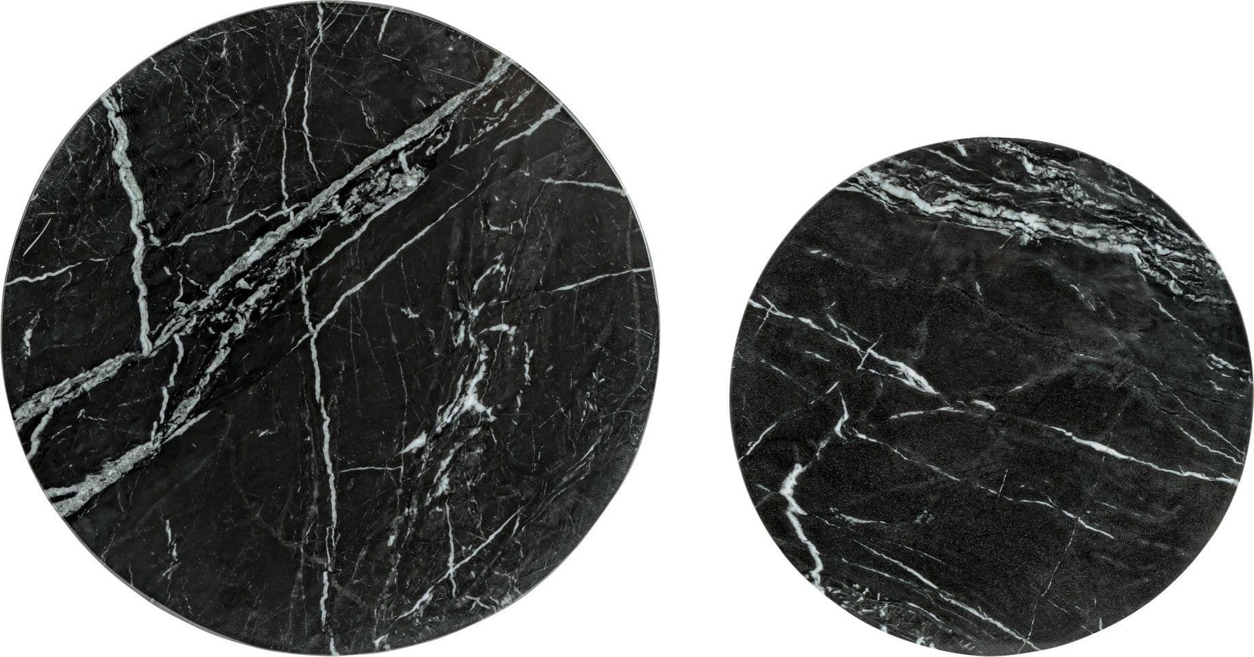 Tavolini "Prescott" struttura in acciaio con piano in marmo per interni in Console e tavoli da divano Decor Space - Altamura, commercioVirtuoso.it