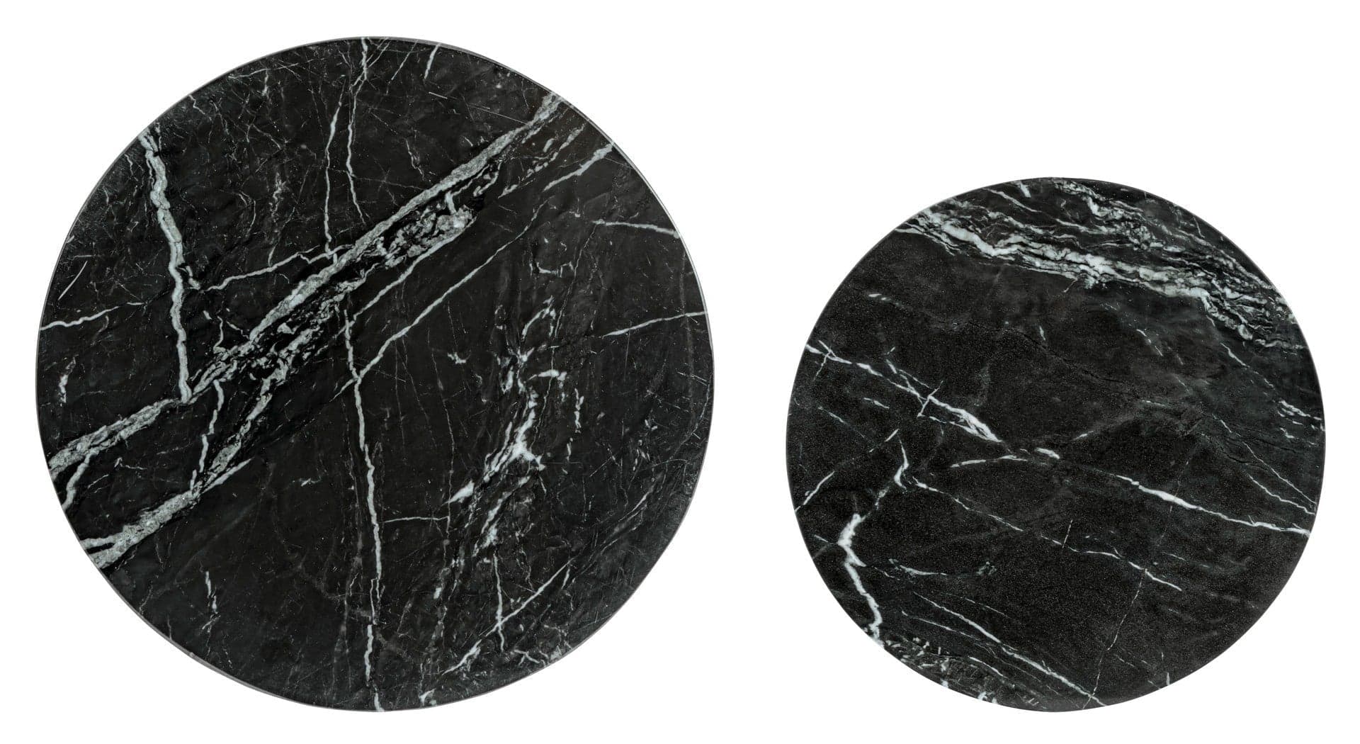 Tavolini "Prescott" struttura in acciaio con piano in marmo per interni in Console e tavoli da divano Decor Space - Altamura, commercioVirtuoso.it