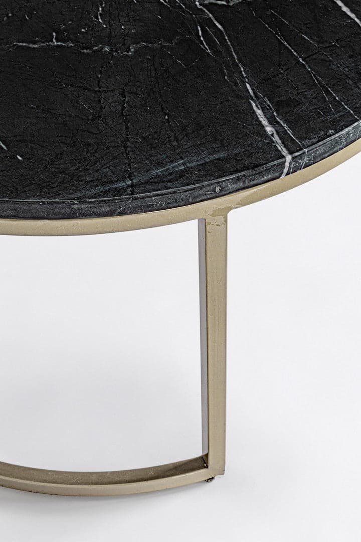 Tavolini "Prescott" struttura in acciaio con piano in marmo per interni in Console e tavoli da divano Decor Space - Altamura, commercioVirtuoso.it