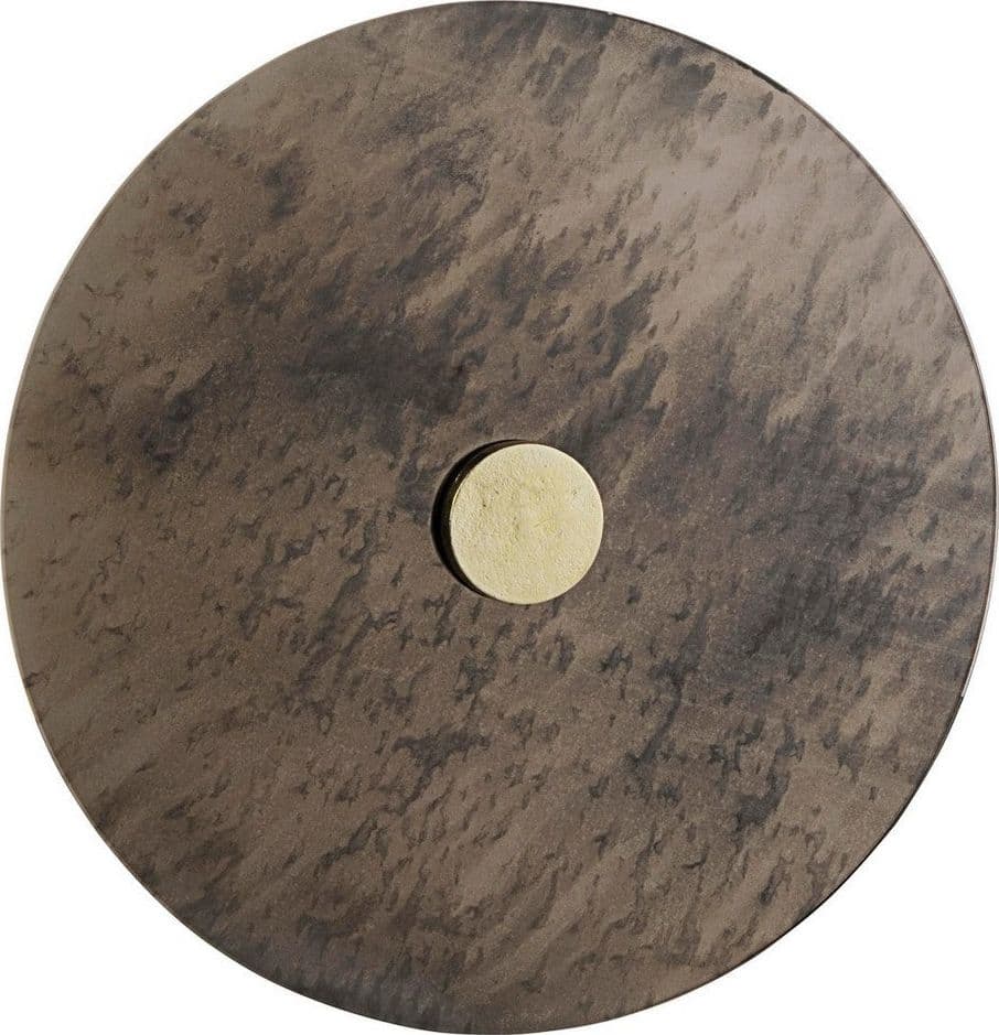 Tavolino "Dinpal" struttura in alluminio con piano in vetro per interni in Console e tavoli da divano Decor Space - Altamura, commercioVirtuoso.it