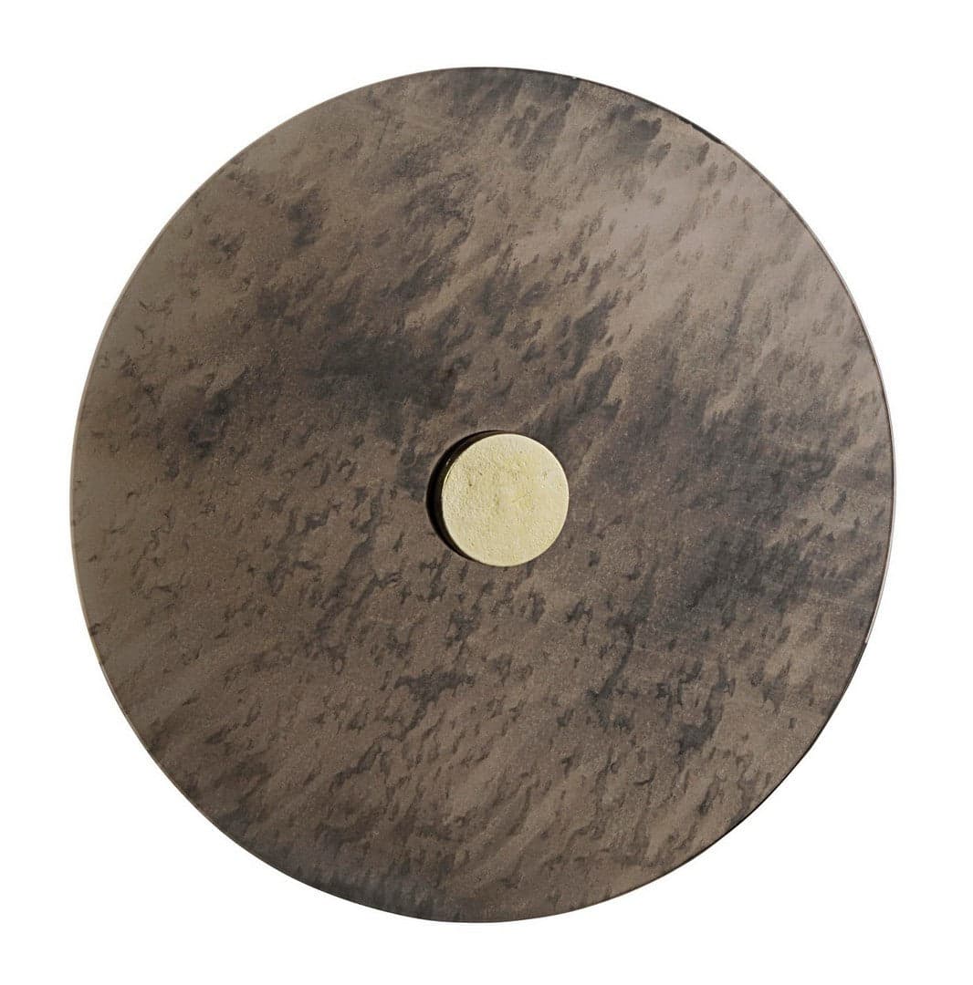 Tavolino "Dinpal" struttura in alluminio con piano in vetro per interni in Console e tavoli da divano Decor Space - Altamura, commercioVirtuoso.it