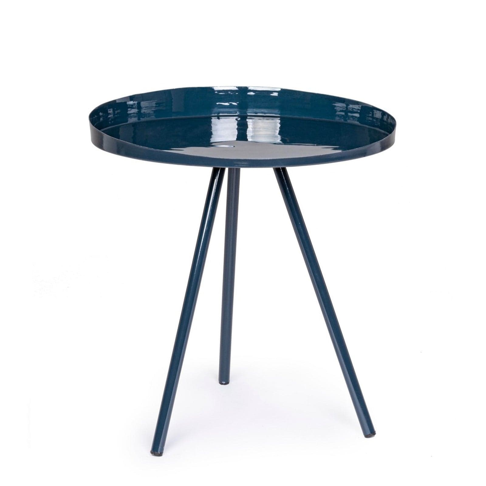 Tavolino "Anchita" struttura in acciaio con finitura a smalto per arredamento in Console e tavoli da divano Decor Space - Altamura, commercioVirtuoso.it
