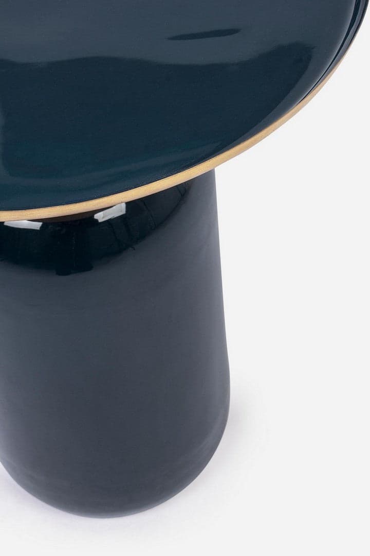 Tavolino "Nalima" struttura in acciaio con finitura a smalto per interni in Console e tavoli da divano Decor Space - Altamura, commercioVirtuoso.it