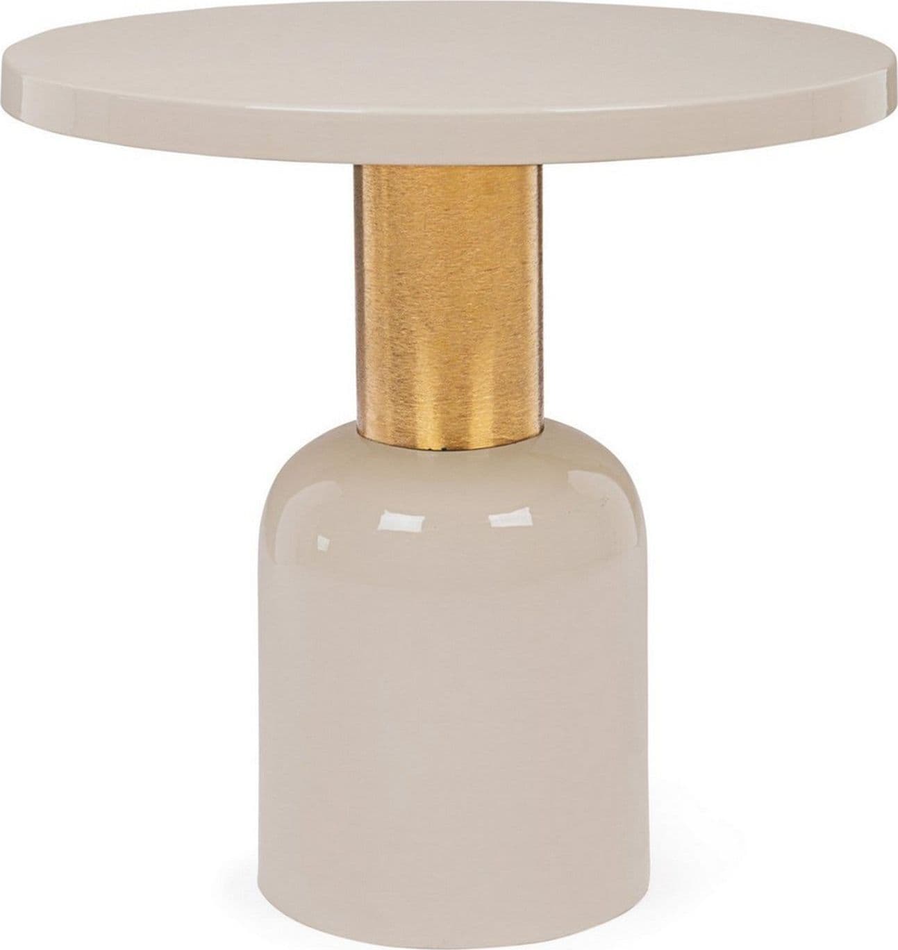 Tavolino "Nalima" struttura in acciaio con finitura a smalto per interni in Console e tavoli da divano Decor Space - Altamura, commercioVirtuoso.it