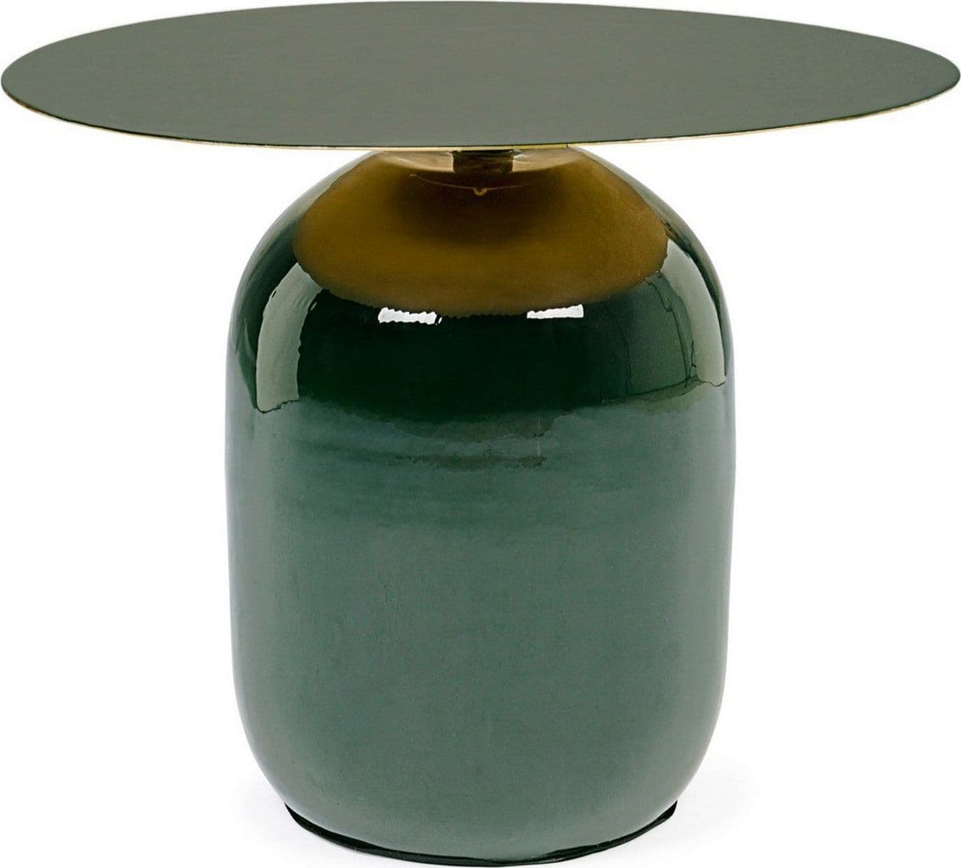 Tavolino "Nalima" struttura in acciaio con finitura a smalto per interni in Console e tavoli da divano Decor Space - Altamura, commercioVirtuoso.it