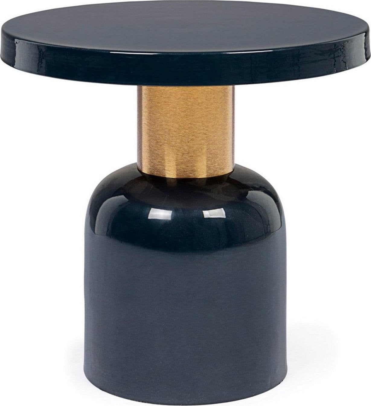 Tavolino "Nalima" struttura in acciaio con finitura a smalto per interni in Console e tavoli da divano Decor Space - Altamura, commercioVirtuoso.it