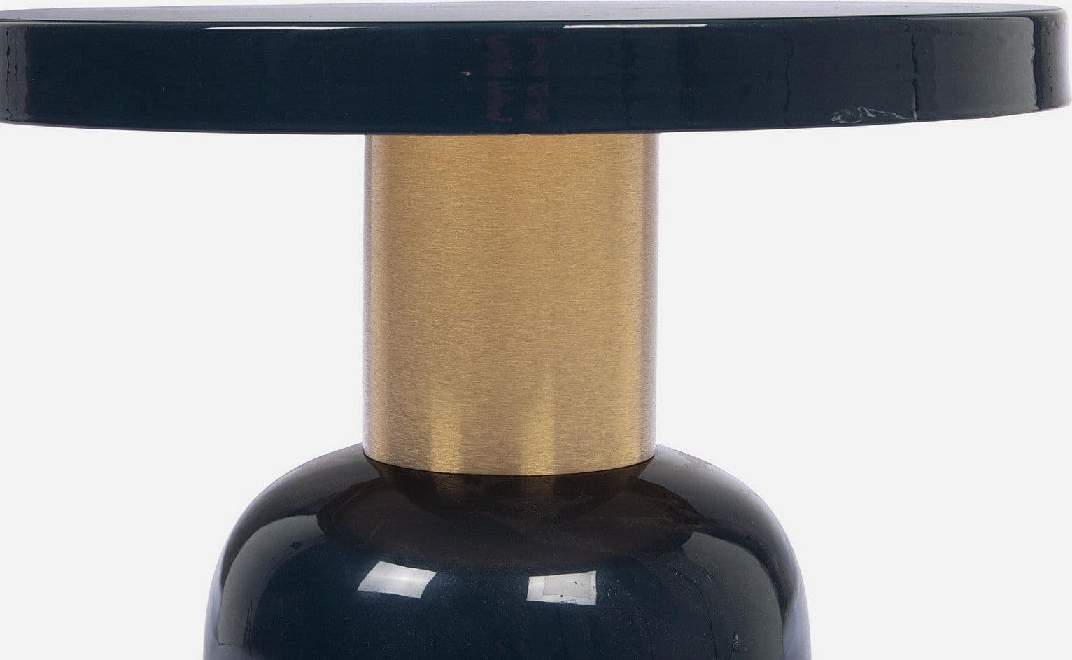 Tavolino "Nalima" struttura in acciaio con finitura a smalto per interni in Console e tavoli da divano Decor Space - Altamura, commercioVirtuoso.it