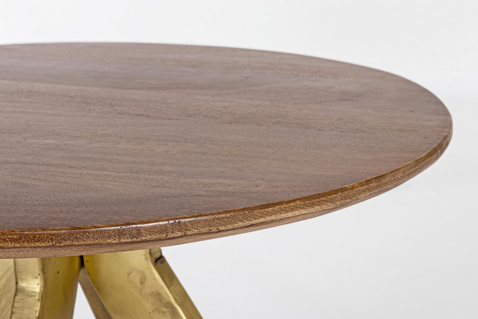 Tavolino "Sherman" gambe in acciaio e piano in legno di mango per interni in Console e tavoli da divano Decor Space - Altamura, commercioVirtuoso.it