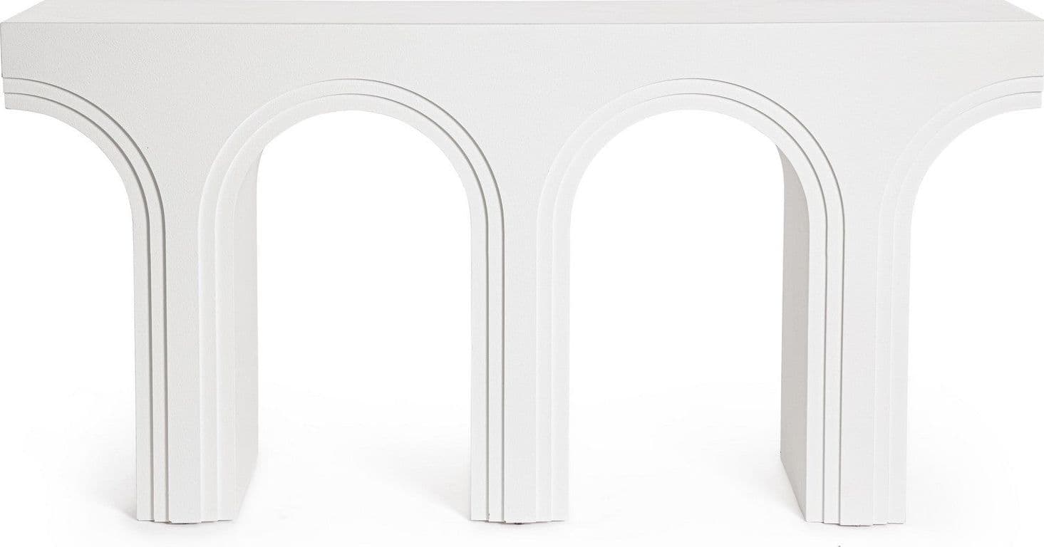 Consolle "Rhome" struttura in MDF effetto materico per interni in Credenze Decor Space - Altamura, commercioVirtuoso.it