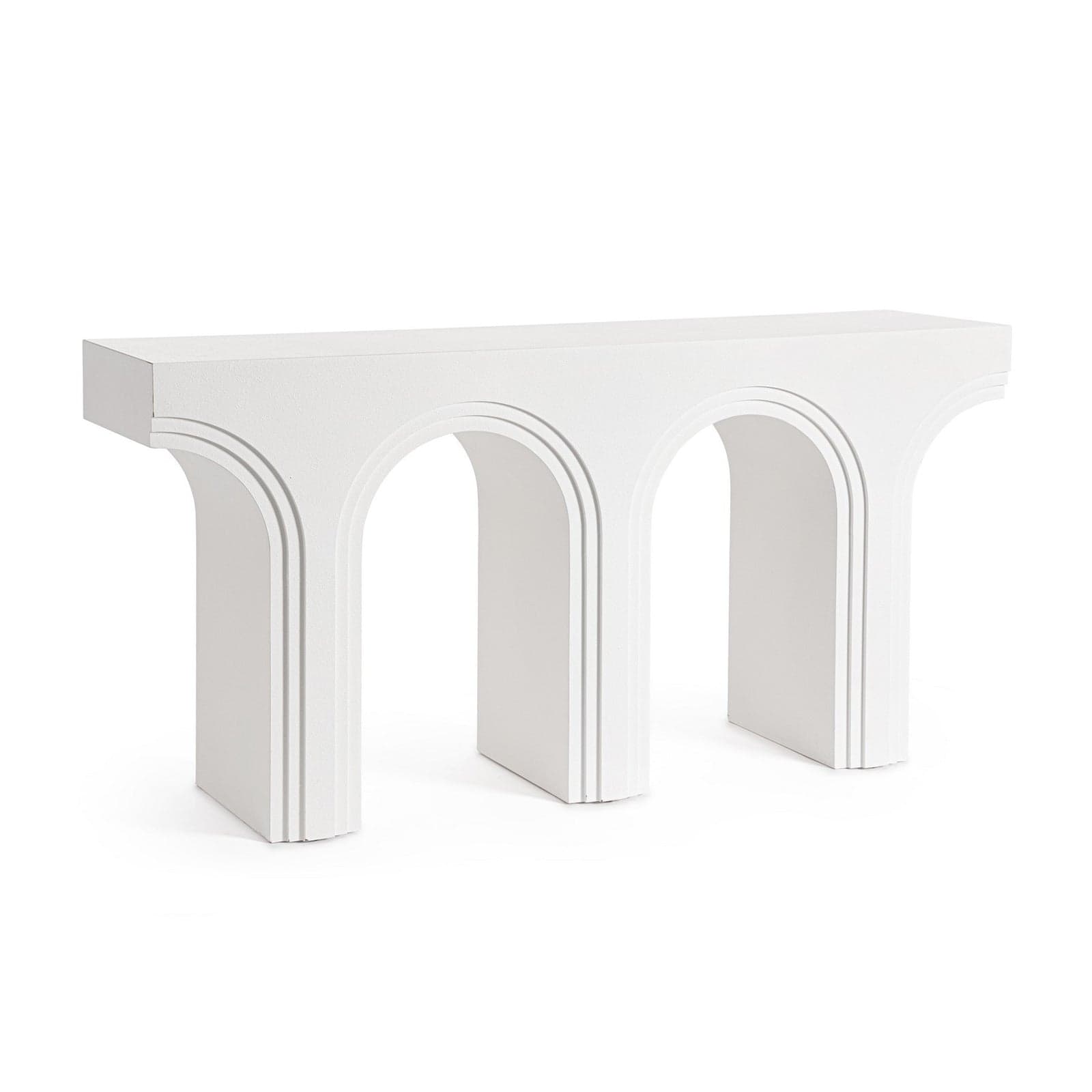 Consolle "Rhome" struttura in MDF effetto materico per interni in Credenze Decor Space - Altamura, commercioVirtuoso.it