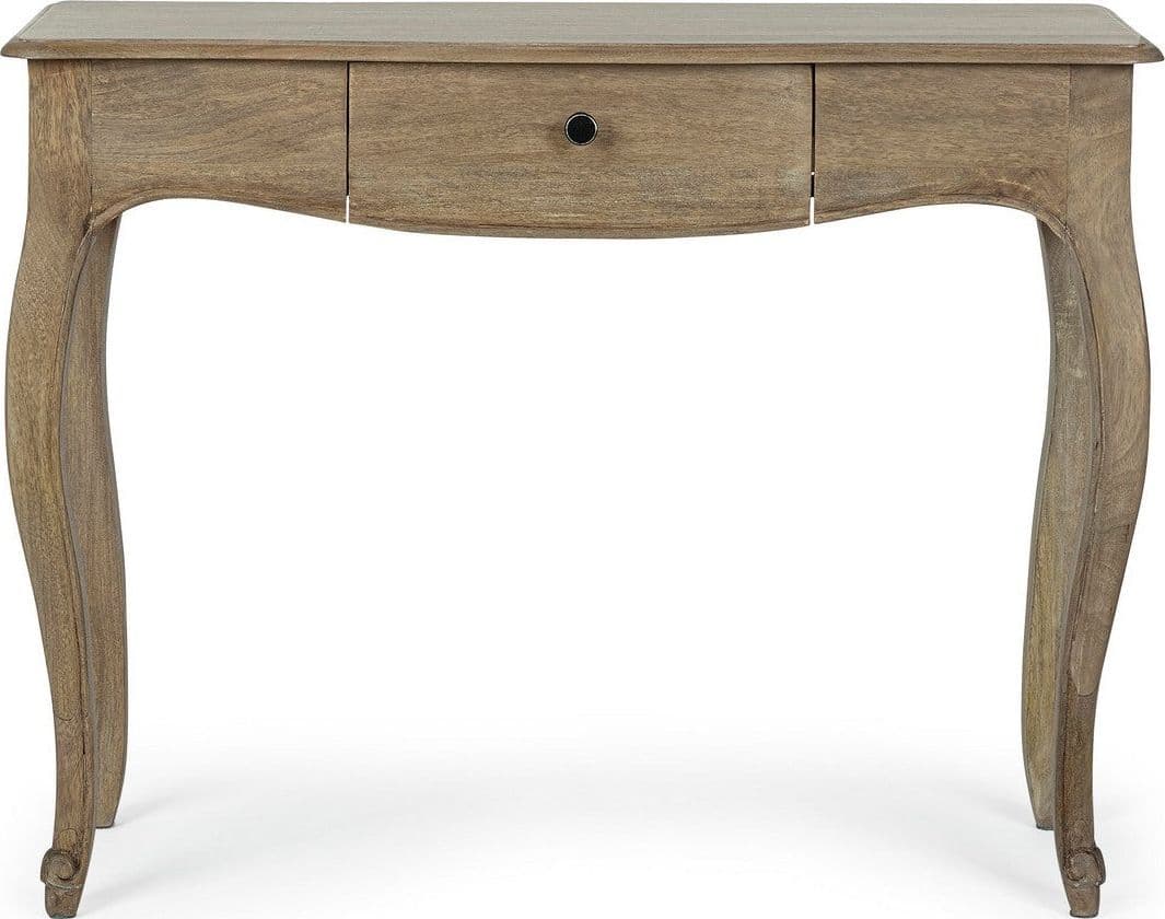 Consolle "Domitille" struttura in legno di mango cassetti in MDF per interni in Console e tavoli da divano Decor Space - Altamura, commercioVirtuoso.it