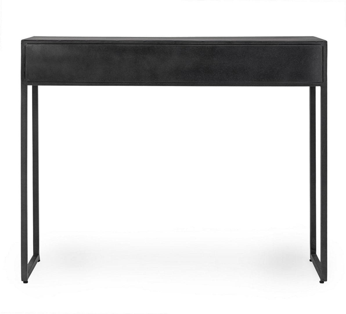 Consolle "Dorset" struttura in acciaio con cassetti e ante in legno di mango per interni in Credenze Decor Space - Altamura, commercioVirtuoso.it