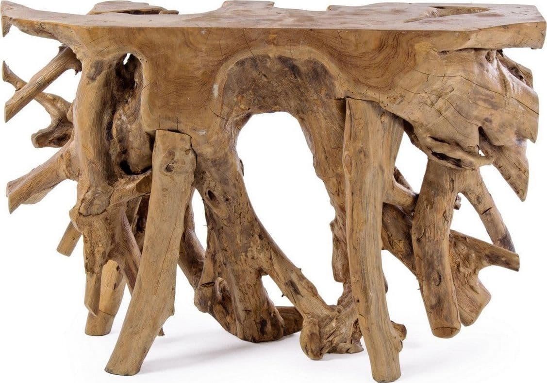 Consolle "Solidad" struttura in radici di teak originali per decorazioni ambienti in Credenze Decor Space - Altamura, commercioVirtuoso.it