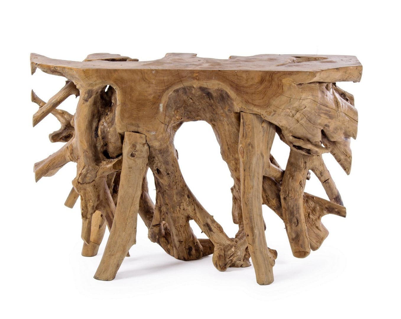 Consolle "Solidad" struttura in radici di teak originali per decorazioni ambienti in Credenze Decor Space - Altamura, commercioVirtuoso.it
