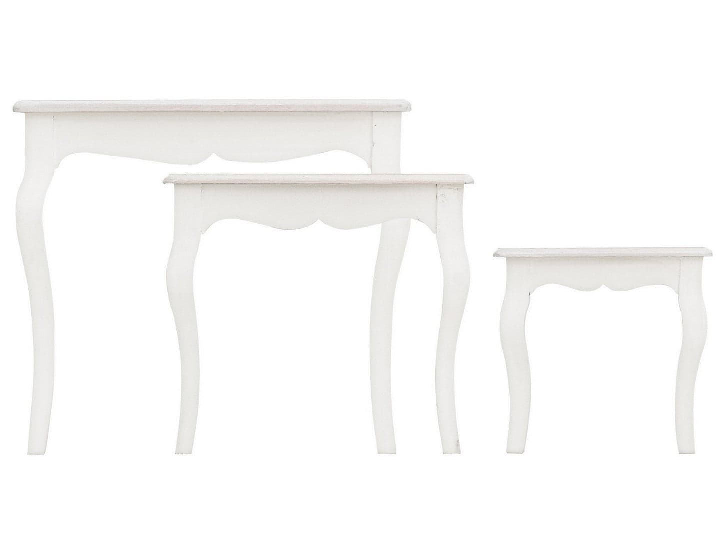 Tavolini "Clorine" struttura in legno MDF per arredamento set da 3 in Console e tavoli da divano Decor Space - Altamura, commercioVirtuoso.it