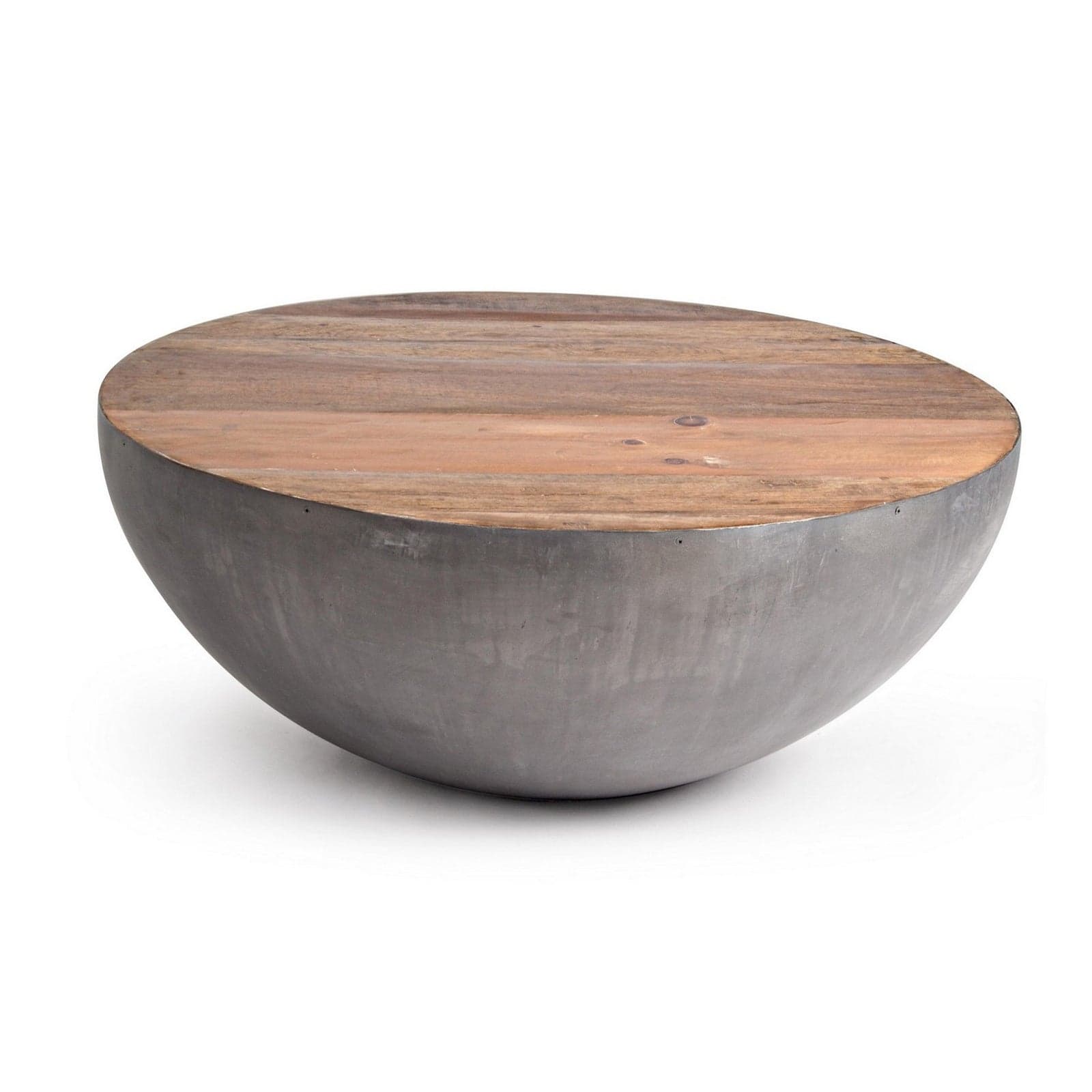 Tavolino "Lancaster" struttura in acciaio con piano in legno per interni in Console e tavoli da divano Decor Space - Altamura, commercioVirtuoso.it