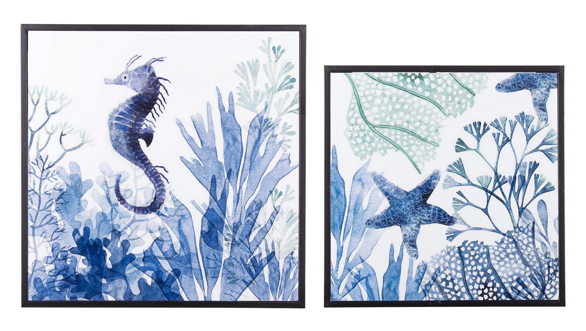 Tavolini "Reef" struttura in acciaio per arredamento set da 2 in Console e tavoli da divano Decor Space - Altamura, commercioVirtuoso.it