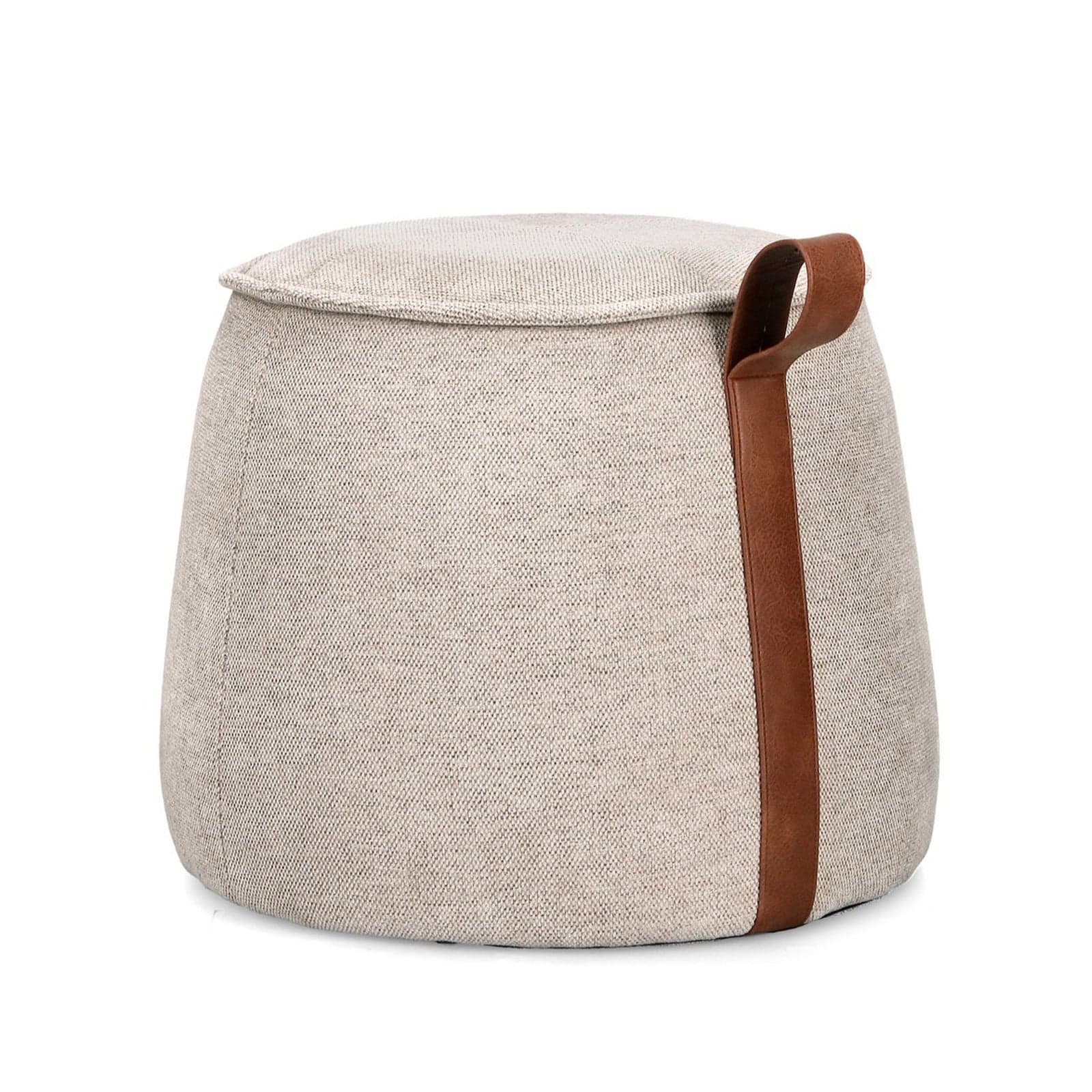 Pouf "Anila" struttura in MDF rivestimento in poliestere per interno in Ottomane e poggiapiedi Decor Space - Altamura, commercioVirtuoso.it
