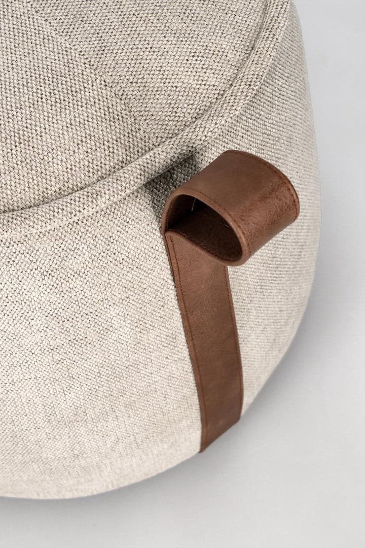 Pouf "Anila" struttura in MDF rivestimento in poliestere per interno in Ottomane e poggiapiedi Decor Space - Altamura, commercioVirtuoso.it
