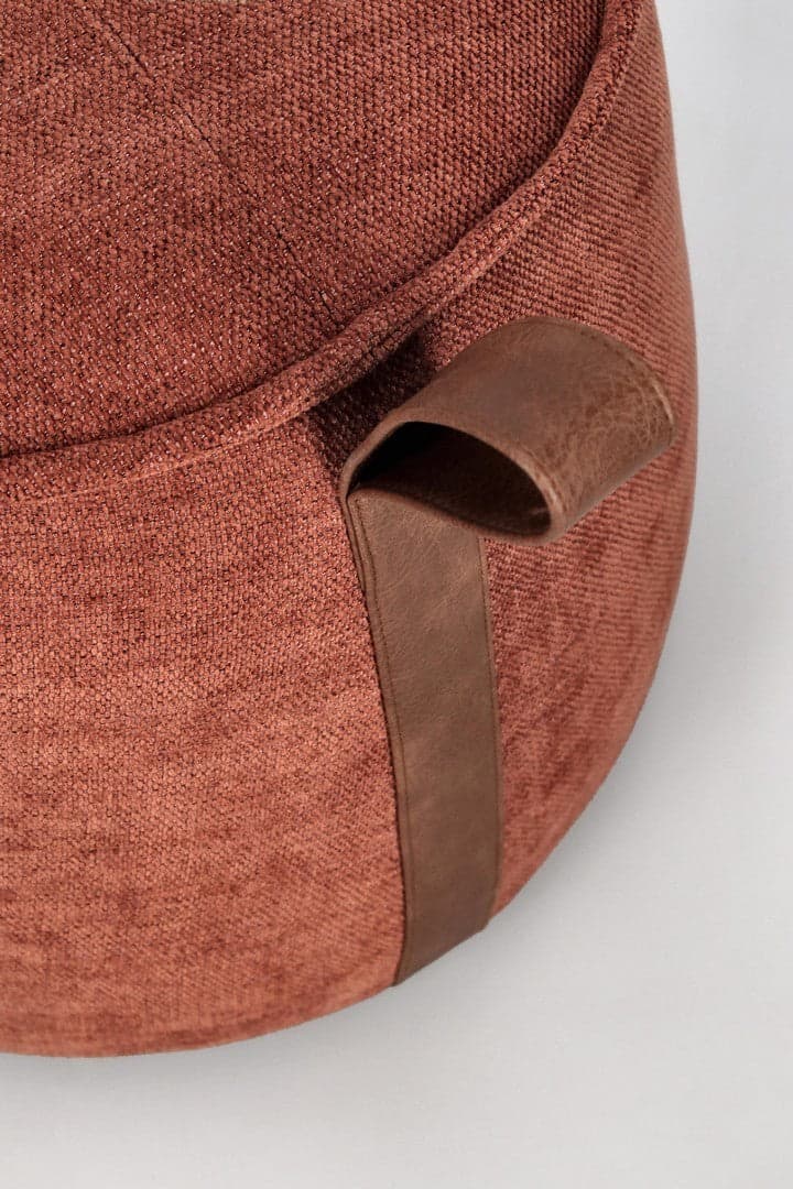 Pouf "Anila" struttura in MDF rivestimento in poliestere per interno in Ottomane e poggiapiedi Decor Space - Altamura, commercioVirtuoso.it