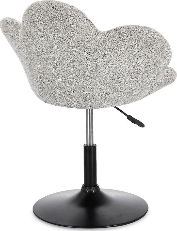Poltroncina "Fleur" girevole struttura in acciaio e rivestimento in poliestere per interno in Poltrone Decor Space - Altamura, commercioVirtuoso.it