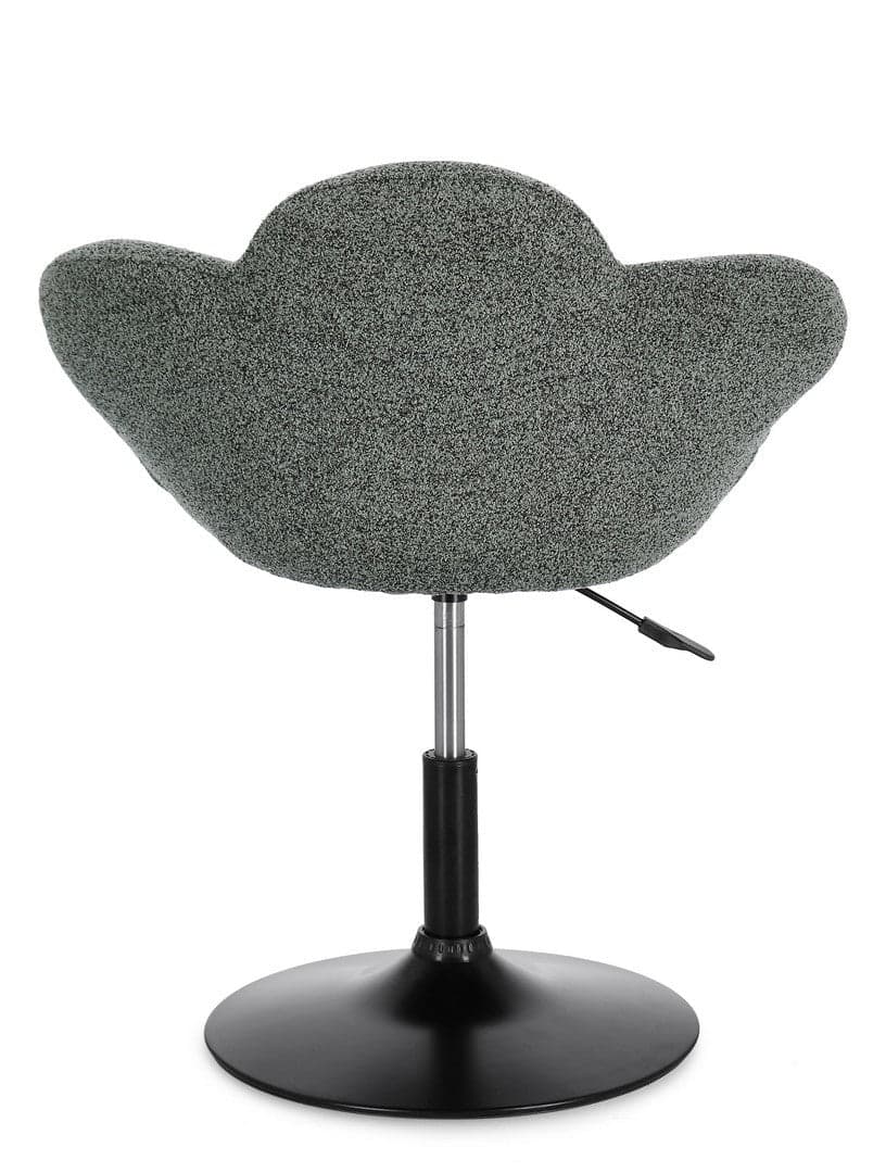 Poltroncina "Fleur" girevole struttura in acciaio e rivestimento in poliestere per interno in Poltrone Decor Space - Altamura, commercioVirtuoso.it