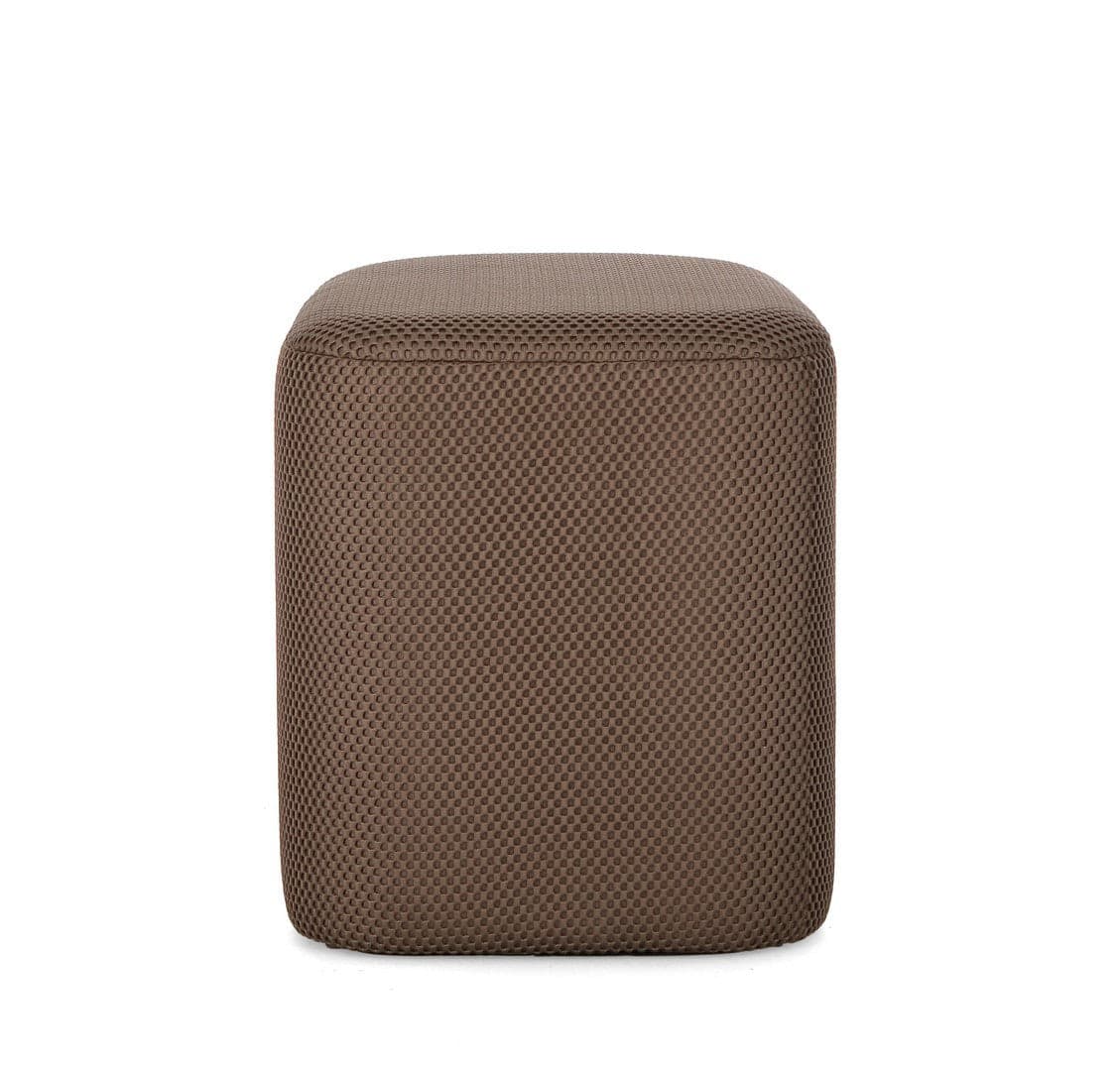 Pouf "Darya" struttura in MDF rivestimento in poliestere per interno in Ottomane e poggiapiedi Decor Space - Altamura, commercioVirtuoso.it