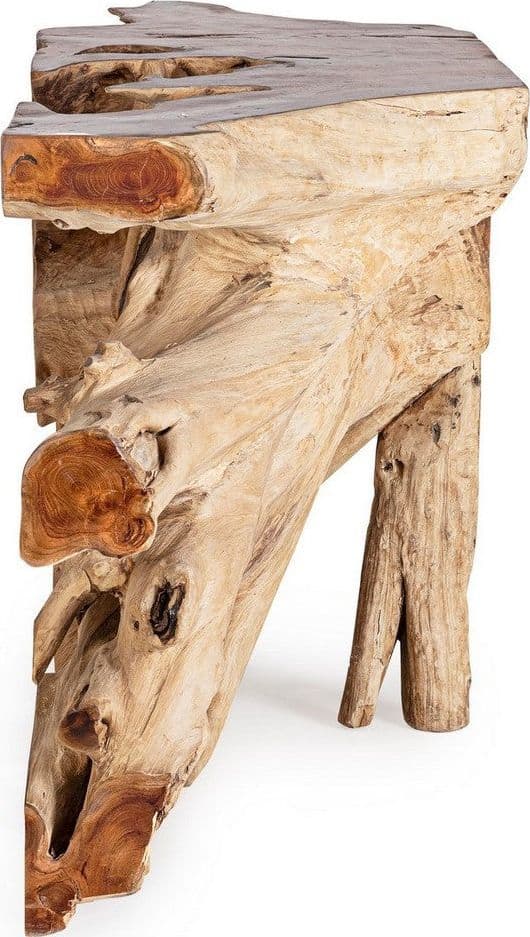 Consolle "Lisandra" struttura in radici di teak originali per decorazioni ambienti in Credenze Decor Space - Altamura, commercioVirtuoso.it