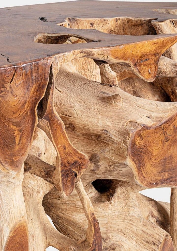 Consolle "Lisandra" struttura in radici di teak originali per decorazioni ambienti in Credenze Decor Space - Altamura, commercioVirtuoso.it