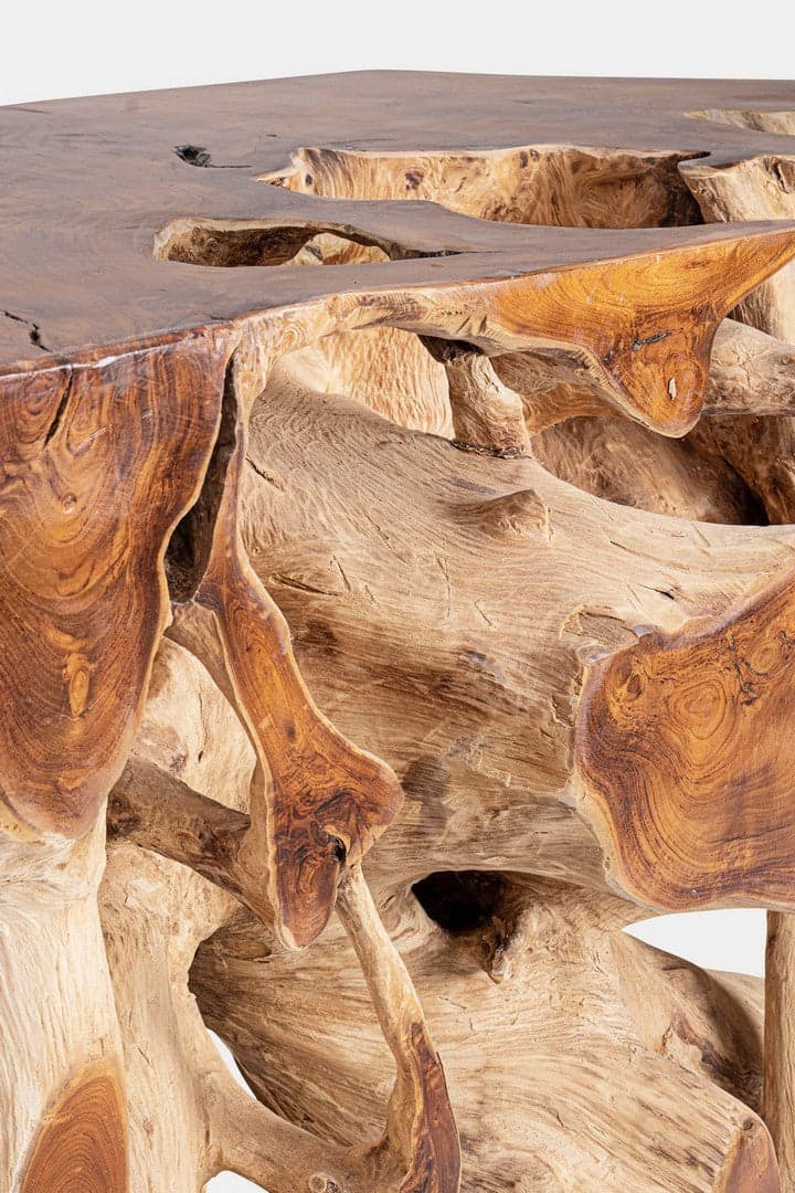 Consolle "Lisandra" struttura in radici di teak originali per decorazioni ambienti in Credenze Decor Space - Altamura, commercioVirtuoso.it