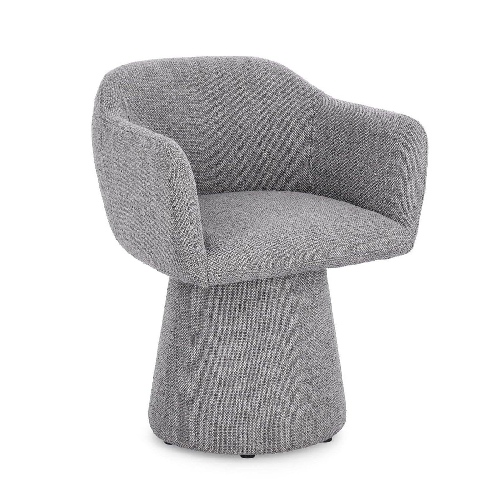Poltrona girevole "Lottie" base in compensato e schienale in acciaio per interno in Poltrone Decor Space - Altamura, commercioVirtuoso.it