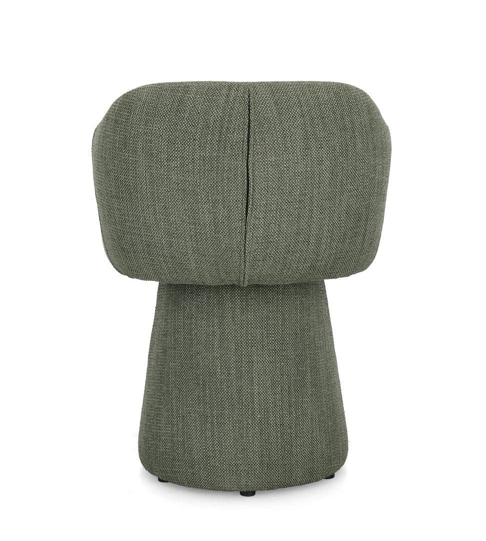 Poltrona girevole "Lottie" base in compensato e schienale in acciaio per interno in Poltrone Decor Space - Altamura, commercioVirtuoso.it