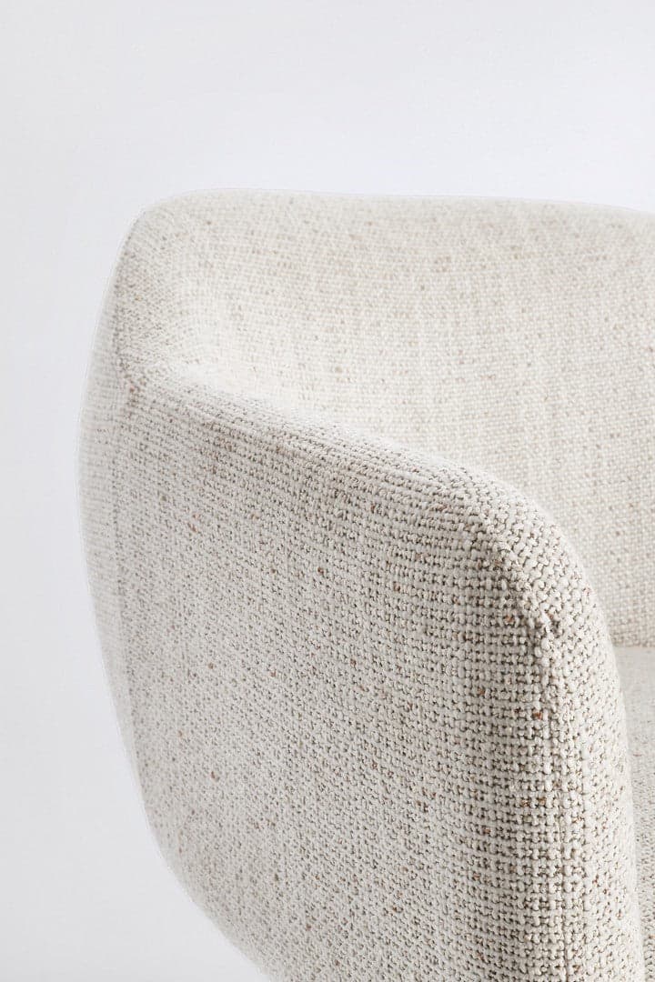 Poltrona girevole "Lottie" base in compensato e schienale in acciaio per interno in Poltrone Decor Space - Altamura, commercioVirtuoso.it