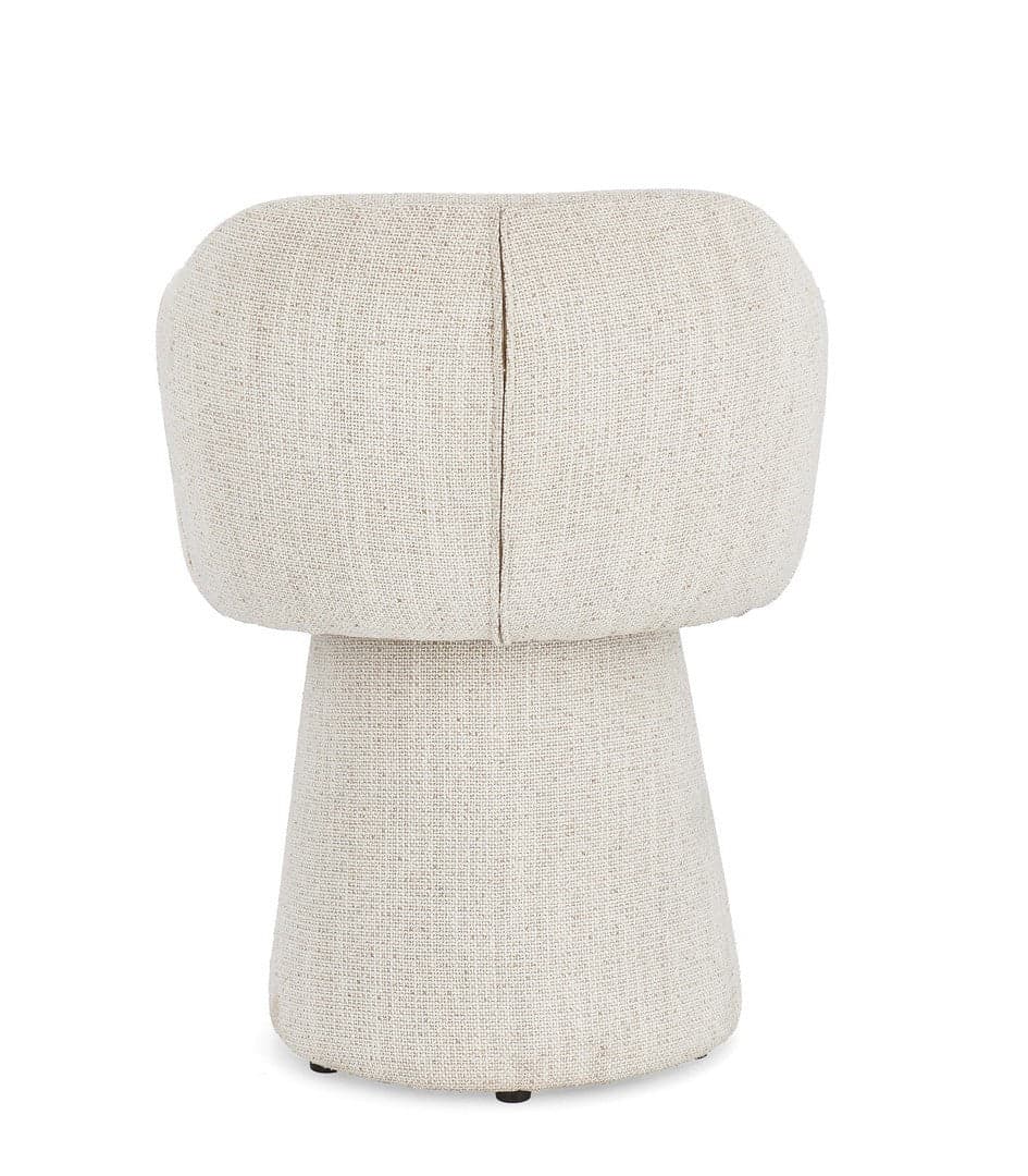 Poltrona girevole "Lottie" base in compensato e schienale in acciaio per interno in Poltrone Decor Space - Altamura, commercioVirtuoso.it