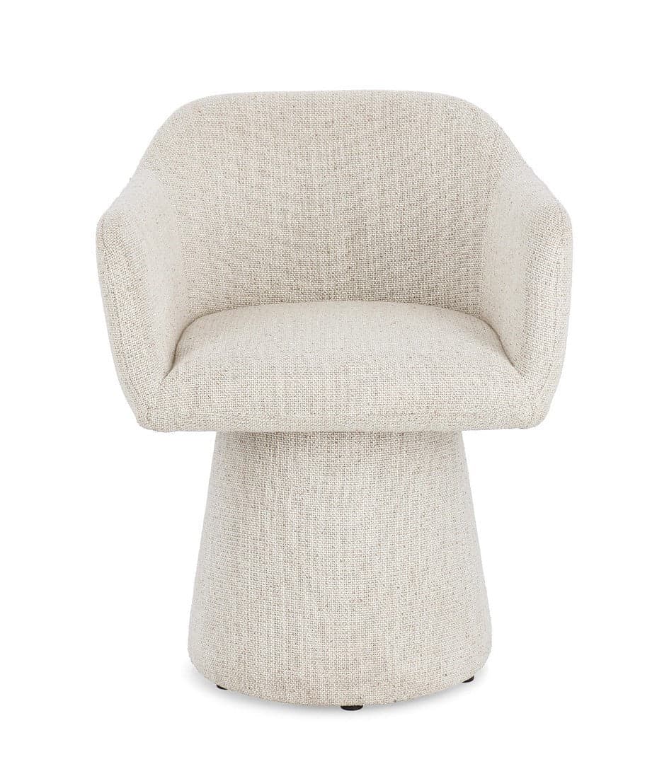 Poltrona girevole "Lottie" base in compensato e schienale in acciaio per interno in Poltrone Decor Space - Altamura, commercioVirtuoso.it