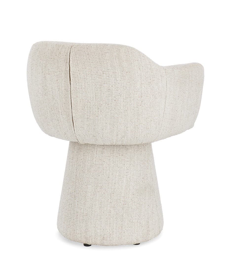Poltrona girevole "Lottie" base in compensato e schienale in acciaio per interno in Poltrone Decor Space - Altamura, commercioVirtuoso.it