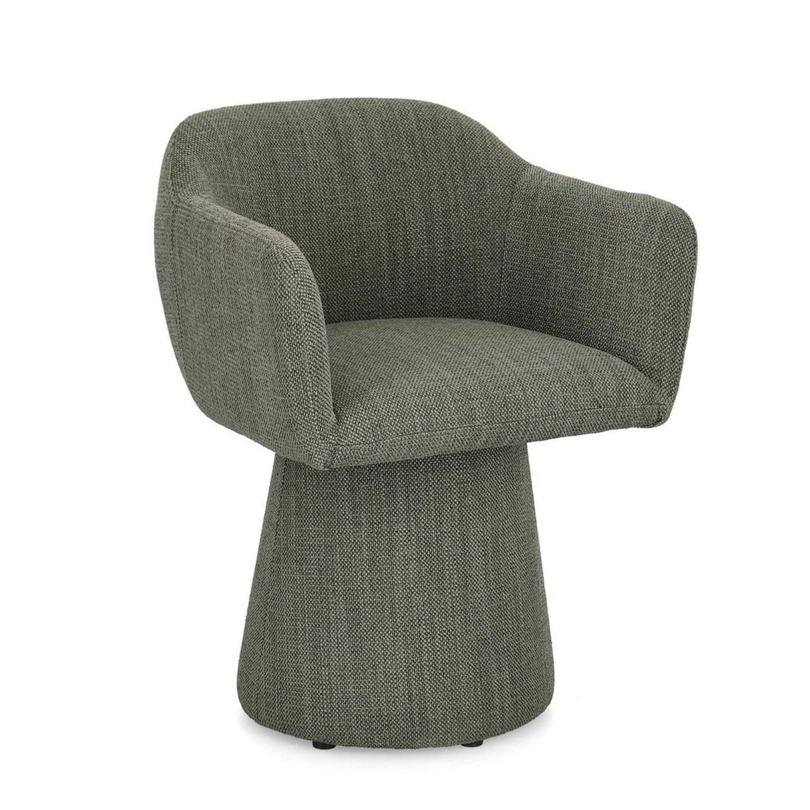 Poltrona girevole "Lottie" base in compensato e schienale in acciaio per interno in Poltrone Decor Space - Altamura, commercioVirtuoso.it