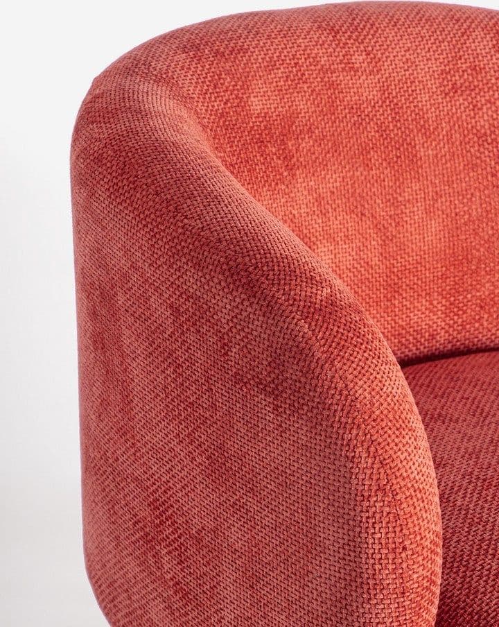 Poltrona girevole "Julienne" struttura in compensato rivestimento in poliestere per interno in Poltrone Decor Space - Altamura, commercioVirtuoso.it