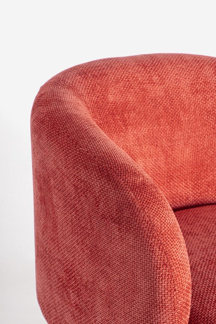Poltrona girevole "Julienne" struttura in compensato rivestimento in poliestere per interno in Poltrone Decor Space - Altamura, commercioVirtuoso.it
