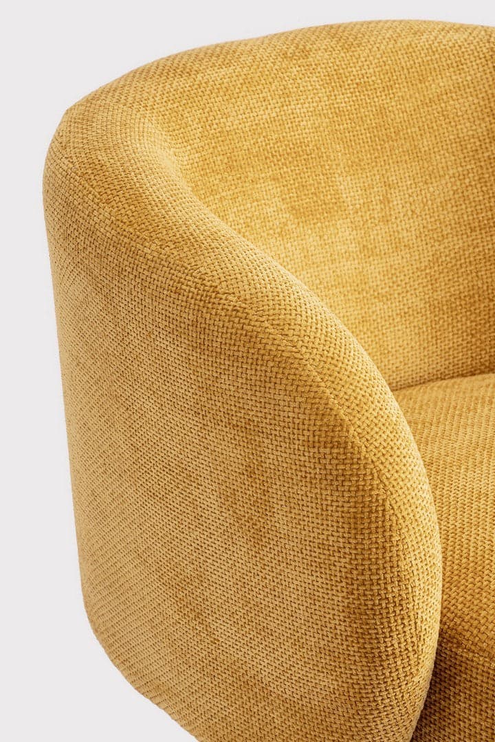 Poltrona girevole "Julienne" struttura in compensato rivestimento in poliestere per interno in Poltrone Decor Space - Altamura, commercioVirtuoso.it