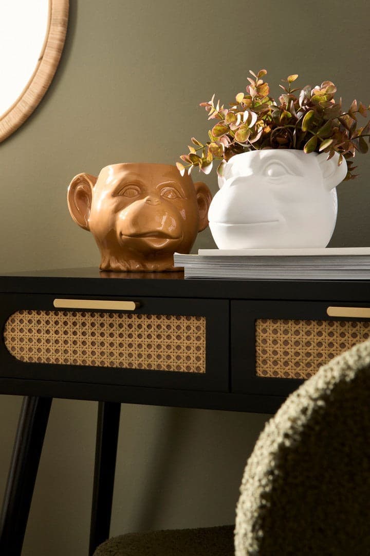 Consolle "Josine" con struttura in legno MDF con cassetti per interni in Credenze Decor Space - Altamura, commercioVirtuoso.it