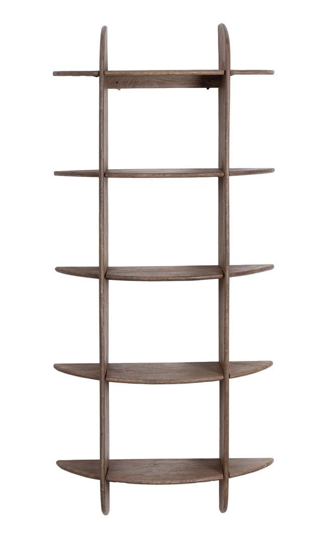 Mensola "West Wood" struttura in legno di mango per interno in Librerie Decor Space - Altamura, commercioVirtuoso.it