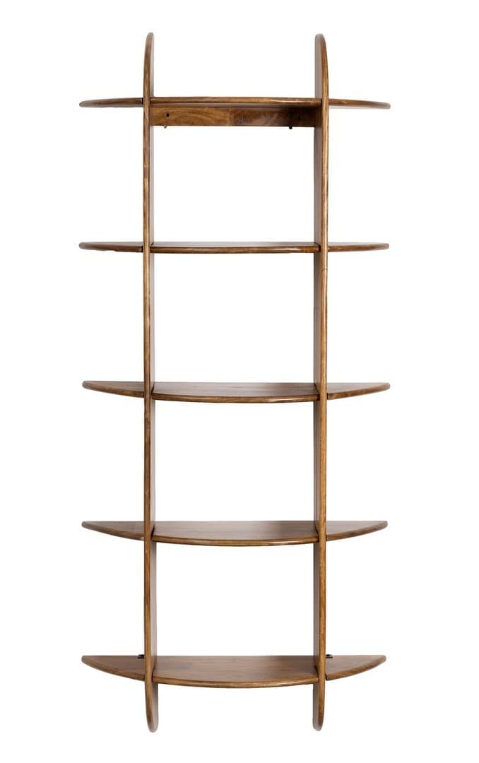 Mensola "West Wood" struttura in legno di mango per interno in Librerie Decor Space - Altamura, commercioVirtuoso.it